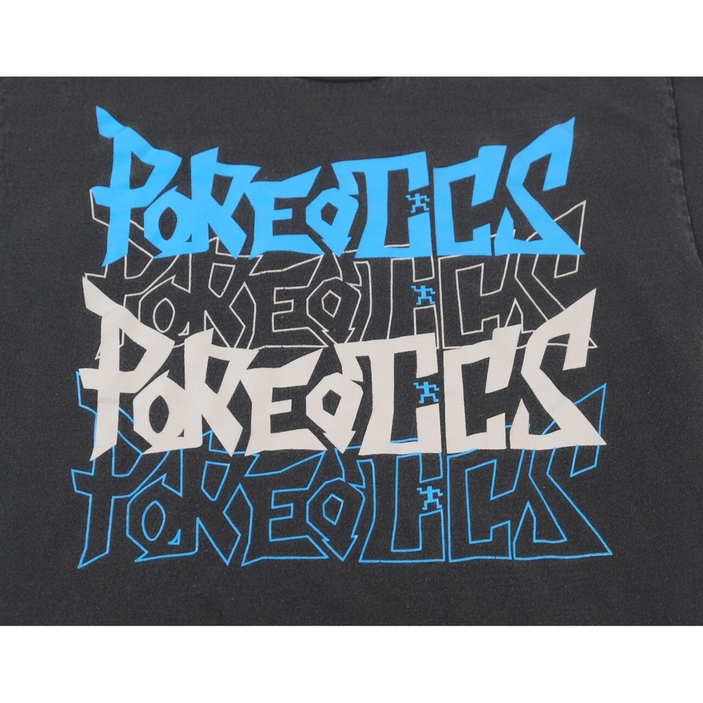 Poreotics T-Shirt Mens Small Black Graphic Logo Short Sleeve Streetwear Tee - Picture 2 of 6